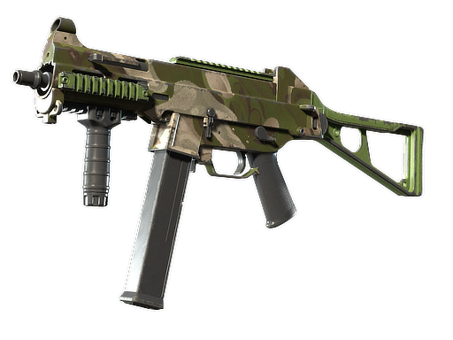 UMP-45 | Green Swirl (Field-Tested)