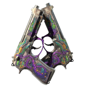 Dual Berettas | Flora Carnivora (Battle-Scarred)