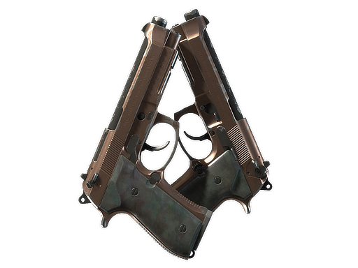 Dual Berettas | Rose Nacre (Field-Tested)