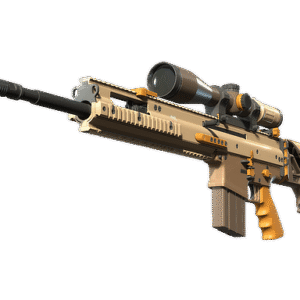 SCAR-20 | Short Ochre (Minimal Wear)