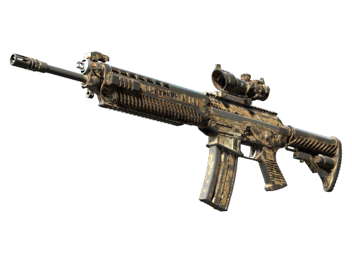 Souvenir SG 553 | Bleached (Battle-Scarred)