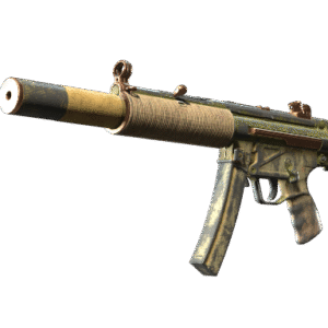 MP5-SD | Savannah Halftone (Battle-Scarred)