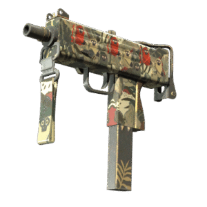 StatTrak™ MAC-10 | Monkeyflage (Field-Tested)