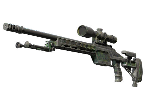 Souvenir SSG 08 | Jungle Dashed (Battle-Scarred)
