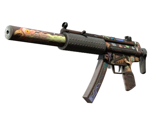 MP5-SD | Necro Jr. (Battle-Scarred)
