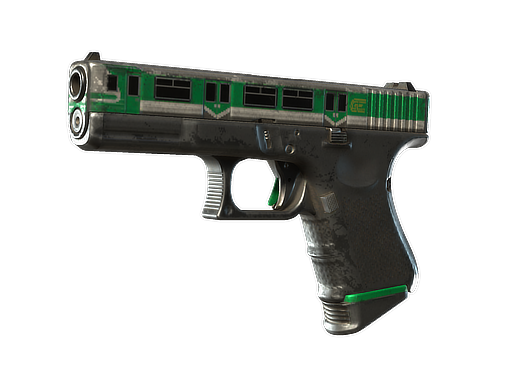 Glock-18 | Green Line (Well-Worn)
