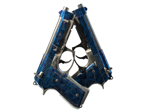 Dual Berettas | Cobalt Quartz (Field-Tested)