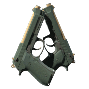 Dual Berettas | Contractor (Well-Worn)