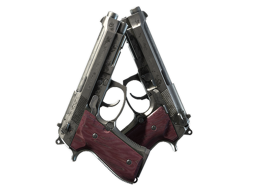 Dual Berettas | BorDeux (Battle-Scarred)