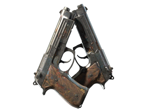 Dual Berettas | Hideout (Battle-Scarred)